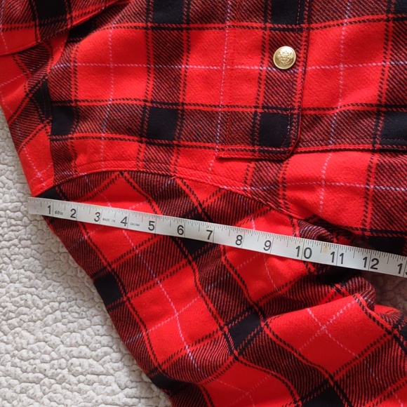 NWT J. Crew XL Buffalo Check Plaid Crest Snap Button Cropped Puffer Jacket BV699 - Picture 9 of 16